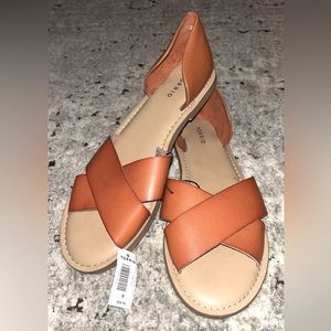 Torrid slide on sandals -Tan New with tags